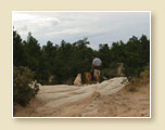 Hiking in the foothills of Dammeron Valley