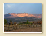 Sunset over Pine Valley Mountain